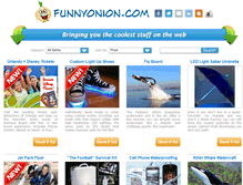 Tablet Screenshot of funnyonion.com